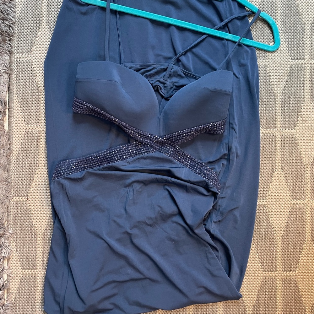 La Perla royal blue gown
